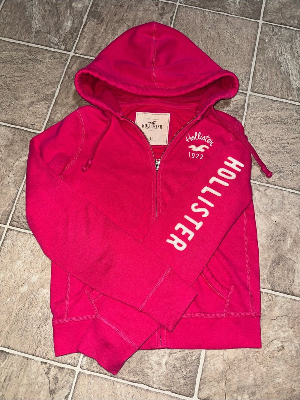 Vintage Hollister Y2K full-zip hoodie